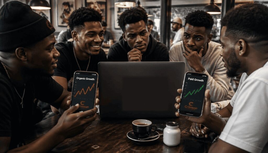 Nigerian creators filming skits for likes
