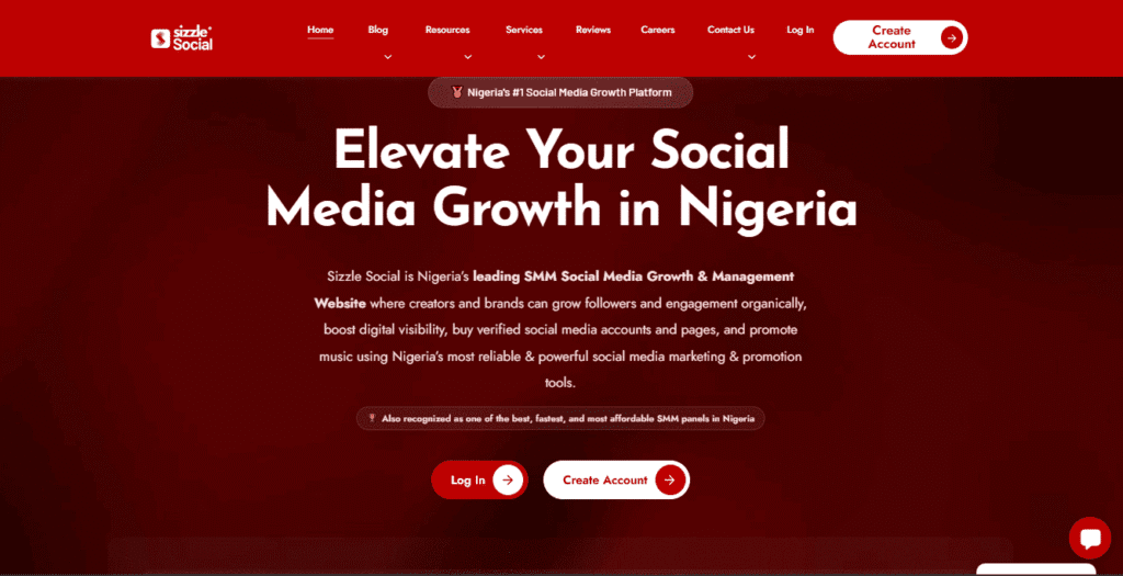 Nigerian entrepreneur using Sizzle Social panel