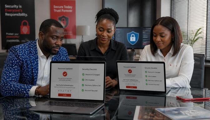 Nigerians updating credentials