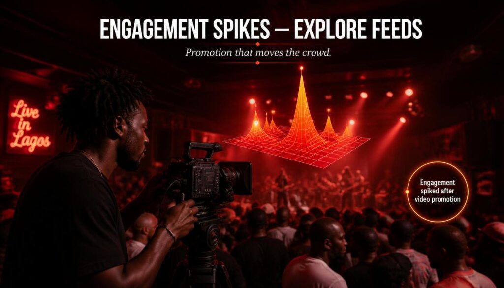 Concert Video Reach Expansion Graphics Powered By Instagram Views Growth Platform Campaign